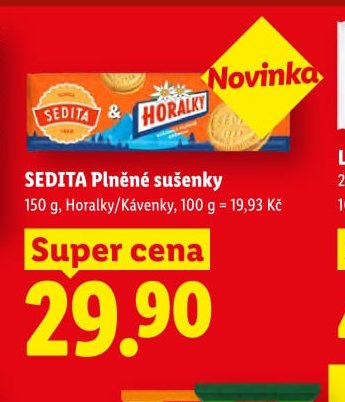 SEDITA Plněné sušenky