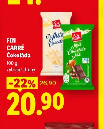 FIN CARRÉ Čokoláda