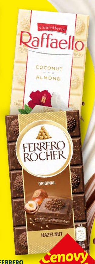 FERRERO Rocher/Raffaello Čokoláda