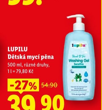 LUPILU Dětská mycí pěna