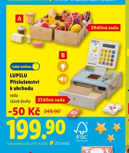 LUPILU Příslušenství k obchodu