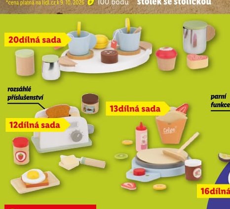 LUPILU Dřevěné příslušenství ke kuchyňce