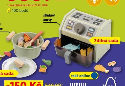 LUPILU Příslušenství k dřevěné kuchyňce Premium