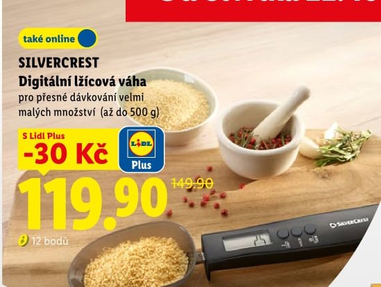 SILVERCREST Digitální lžícová váha