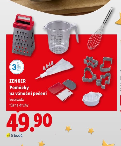 ZENKER Pomůcky na vánoční pečení