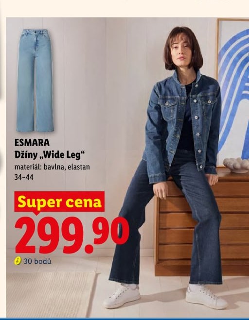 ESMARA Džíny „Wide Leg“