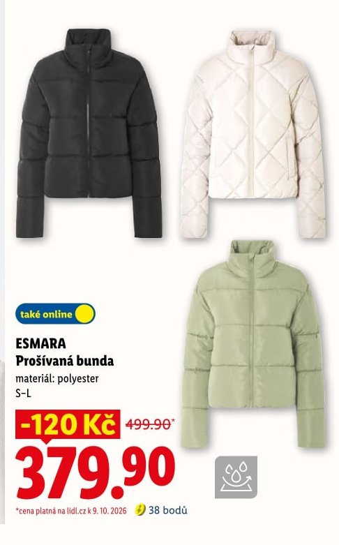 ESMARA Prošívaná bunda