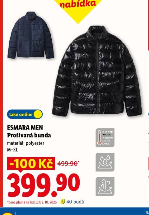 ESMARA MEN Prošívaná bunda