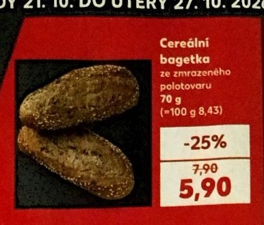 Cereální bagetka