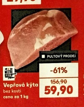 Vepřová kýta bez kosti