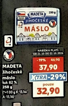MADETA Jihočeské máslo