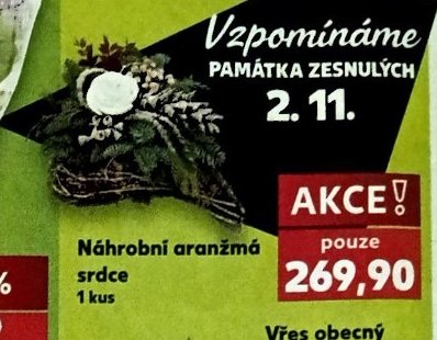 Náhrobní aranžmá srdce