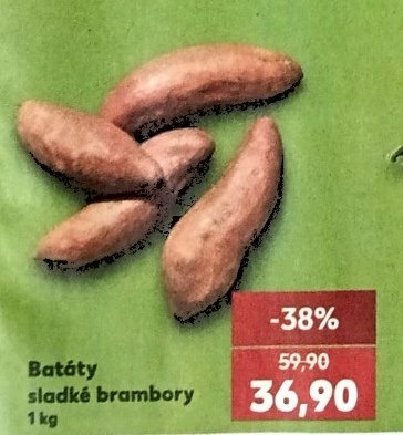 Batáty sladké brambory