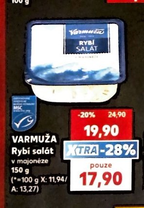 VARMUŽA Rybí salát, 150 g
