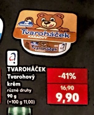TVAROHÁČEK Tvarohový krém, 90 g