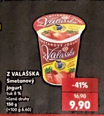 Z VALAŠSKA Smetanový jogurt, 150 g