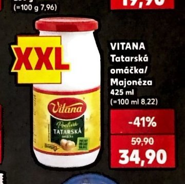 Vitana Tatarská omáčka/Majonéza
