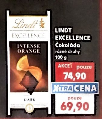 Lindt Excellence Čokoláda