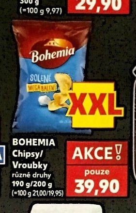 Bohemia Chipsy/Vroubky