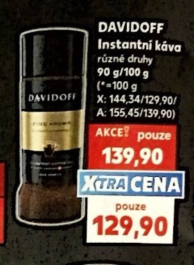 Davidoff Instantní káva