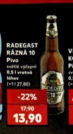 RADEGAST RÁZNÁ 10 Pivo