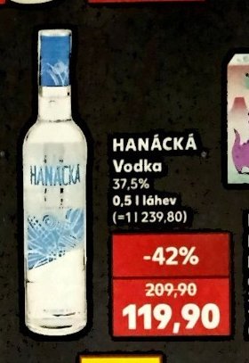 HANÁCKÁ Vodka