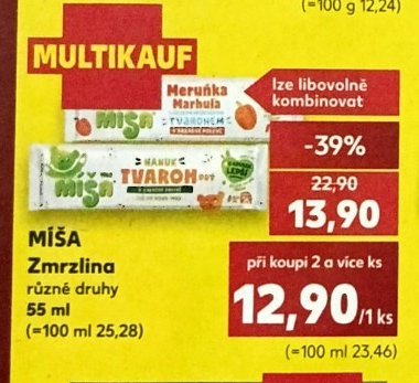 MÍŠA Zmrzlina