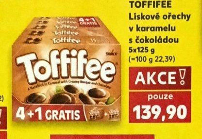 TOFFIFEE Lískové ořechy v karamelu