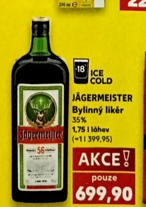 JÄGERMEISTER Bylinný likér