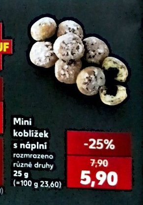 Mini koblížek s náplní