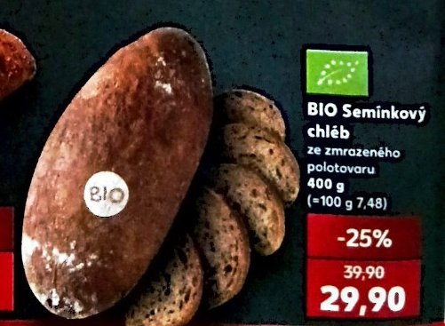 BIO Semínkový chléb