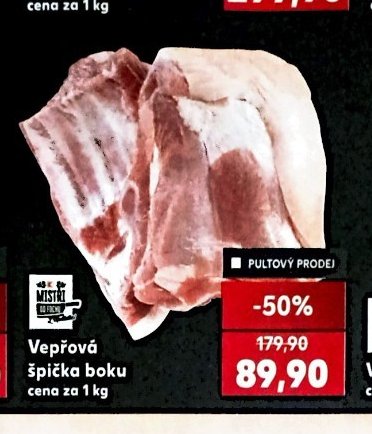 Vepřová špička boku