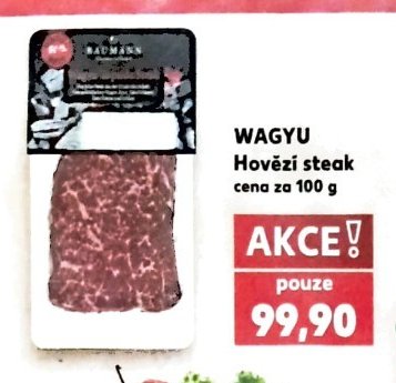 Wagyu Hovězí steak