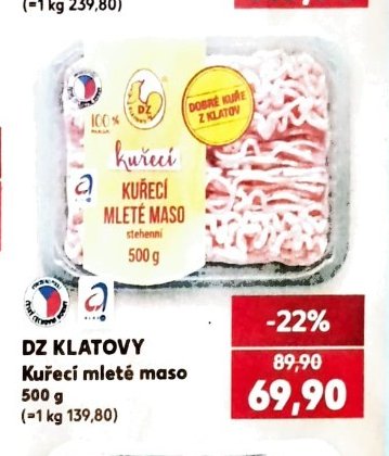 DZ Klatovy Kuřecí mleté maso