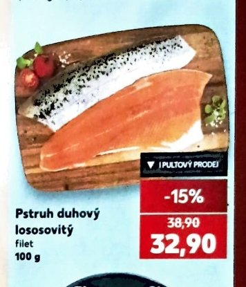 Pstruh duhový lososovitý