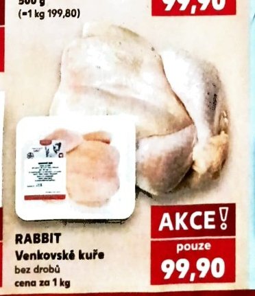 Rabbit Venkovské kuře