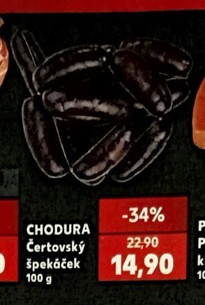Chodura Čertovský špekáček