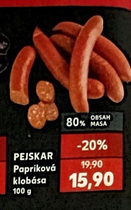 Pejskar Papriková klobása