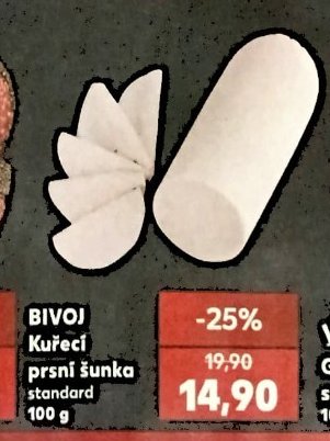 Bivoj Kuřecí prsní šunka standard