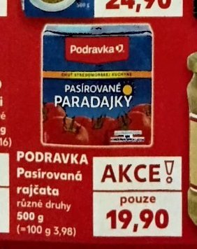PODRAVKA Pasírovaná rajčata