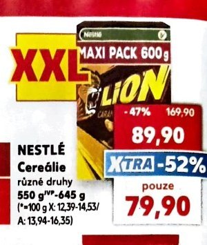 Nestlé Lion Cereálie
