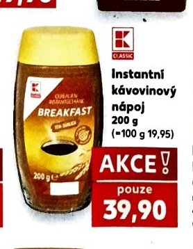 K-Classic Instantní kávovinový nápoj
