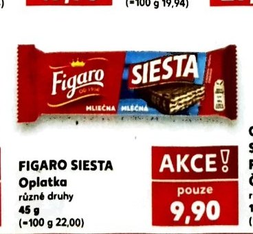 FIGARO SIESTA Oplatka