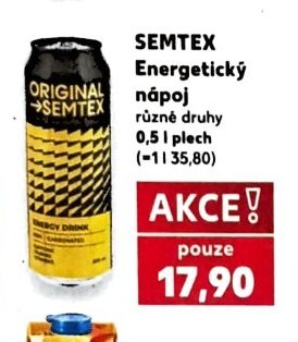 SEMTEXT Energetický nápoj