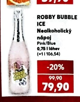ROBBY BUBBLE ICE Nealkoholický nápoj