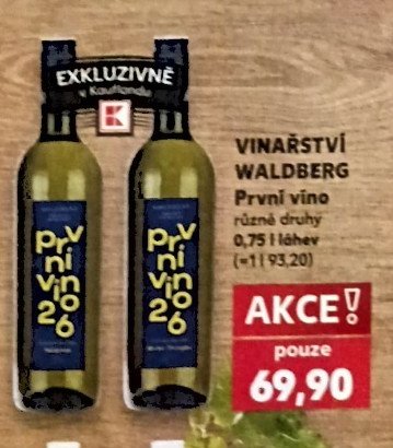 Vinařství Waldberg První víno