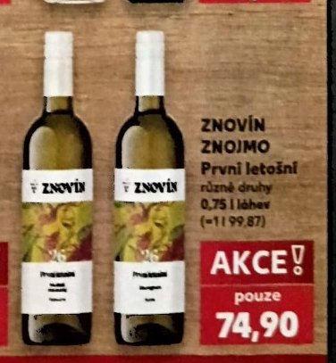 Znovín Znojmo První letošní