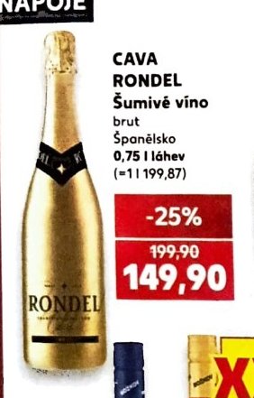 CAVA RONDEL Šumivé víno