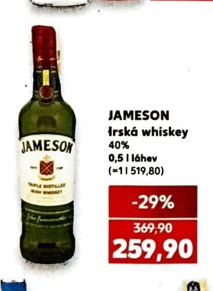 JAMESON Irská whiskey
