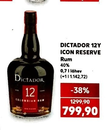 DICTADOR 12Y ICON RESERVE Rum